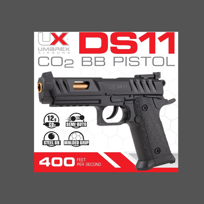 Pistola CO2 Umarex DS11 BLK Cal. 4.5 mm (.177)