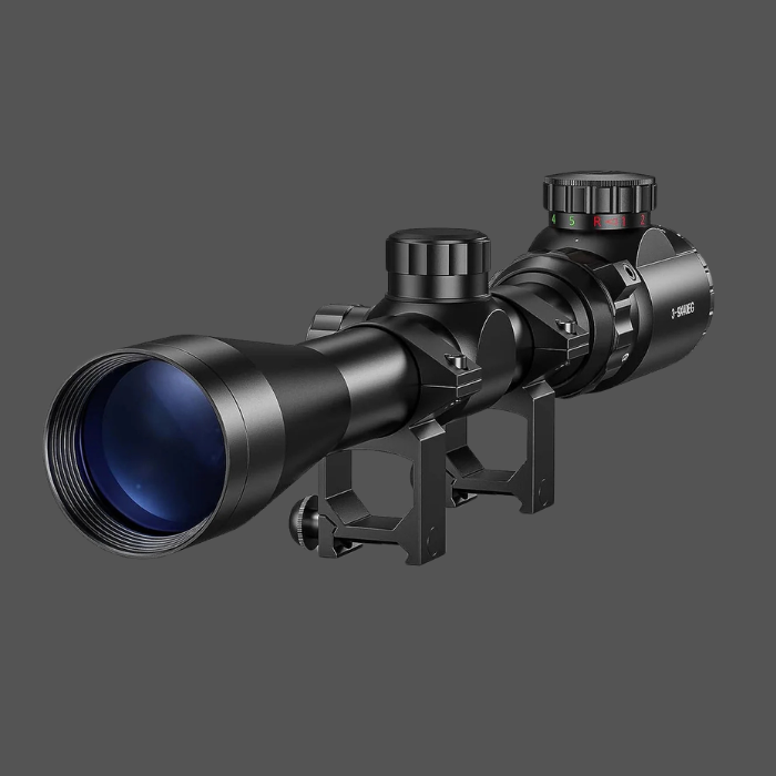 Mira Telescópica Iluminada Roja y Verde CVLIFE FoxSpook 3-9x40