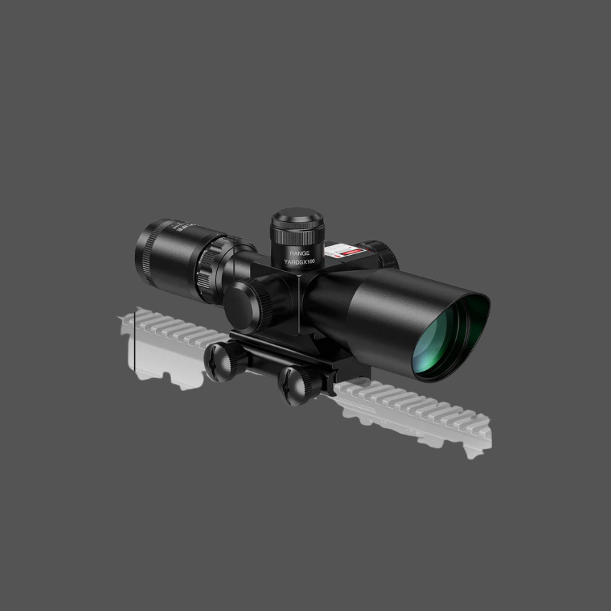 Mira Telescópica CVLIFE 2.5-10x40 con Láser